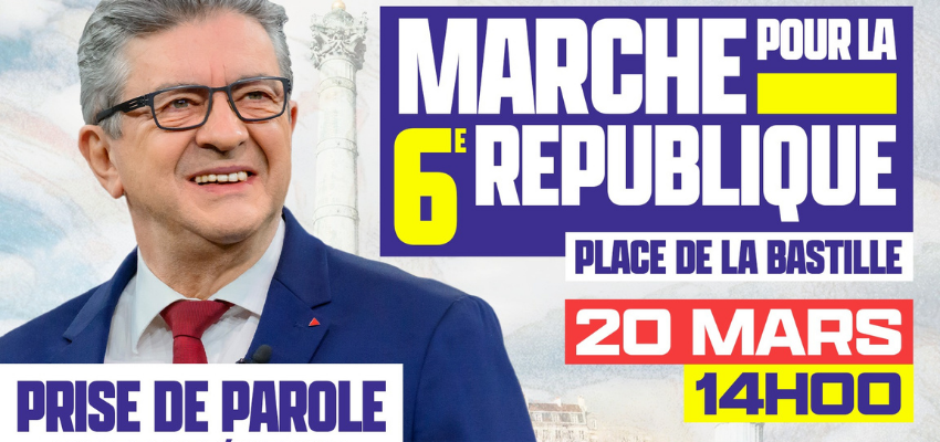 Marche pour la VIe République à Paris @ Place de la Bastille | Paris | Île-de-France | France
