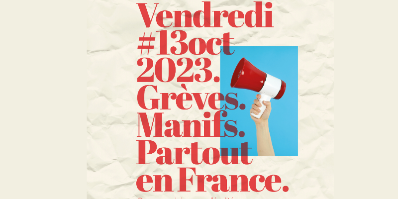 Grève du 13 octobre : les manifestations prévues en France @ France | France
